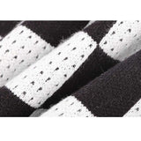 Checkerboard Vest Sweater